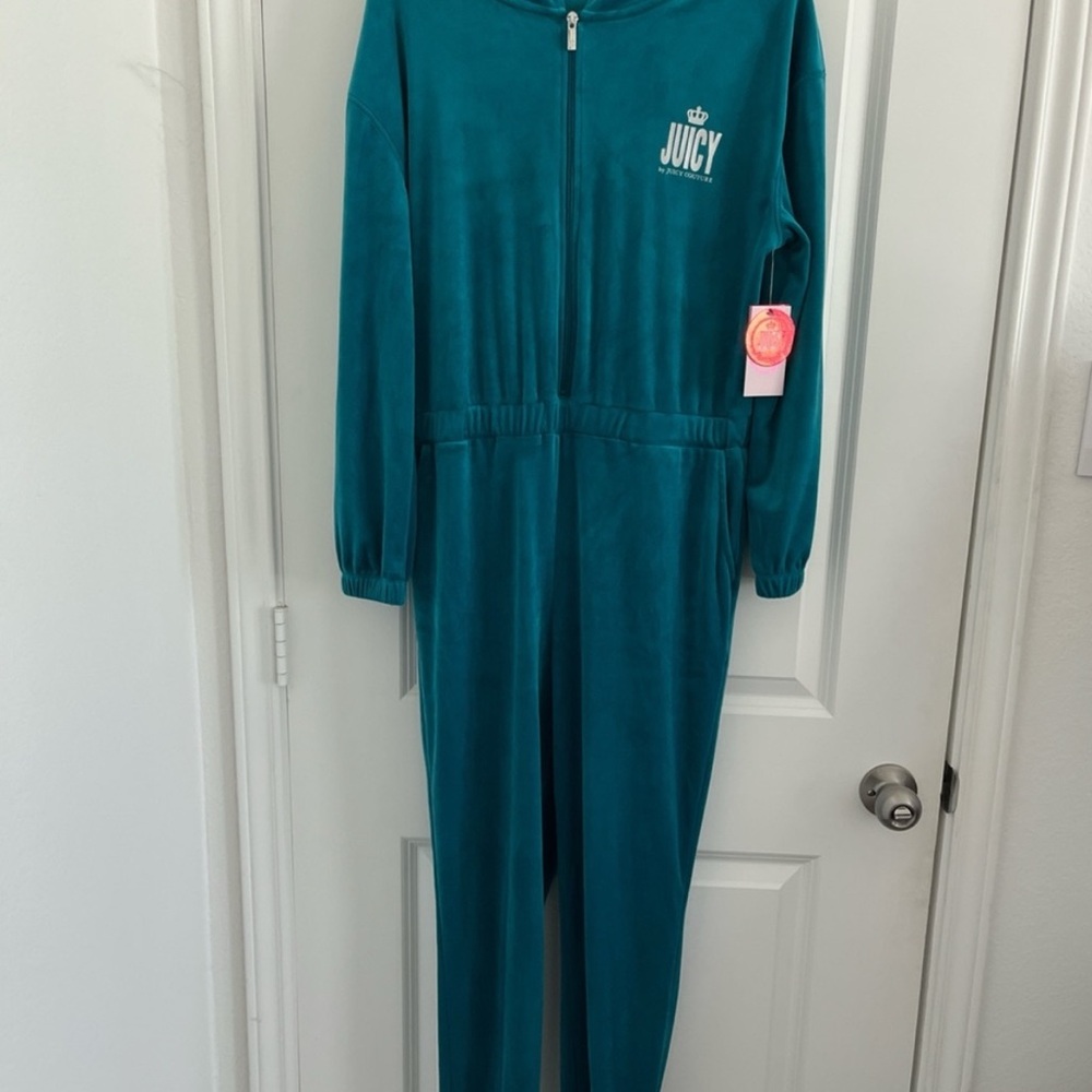 Juicy Couture Vibrant Teal Jumpsuit